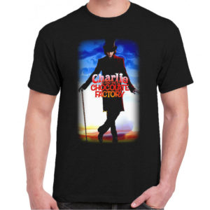 6CP A 002 Charlie and the chocolate factory t shirt cult movie film serie retro vintage tshirts shirt t shirts for men cotton design handmade logo new