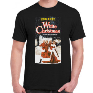 6CP A 024 WHITE CHRISTMAS t shirt 1954 cult movie film serie retro vintage tshirts shirt t shirts for men cotton design handmade logo new