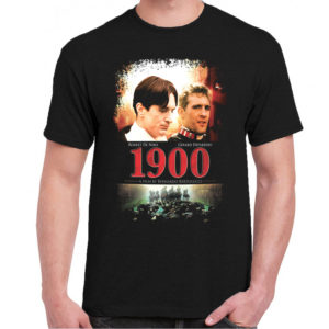 6CP A 036 Novecento 1900 t shirt Robert De Niro Gerard Depardieu cult movie film serie retro vintage tshirts shirt t shirts for men cotton design handmade logo new