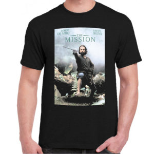 6CP A 051 THE MISSION t shirt 1986 cult movie film serie retro vintage tshirts shirt t shirts for men cotton design handmade logo new