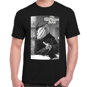 6CP A 060 THE ELEPHANT MAN t shirt 1980 Anthony Hopkins cult movie film serie retro vintage tshirts shirt t shirts for men cotton design handmade logo new