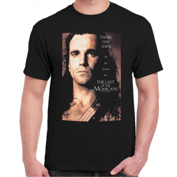 6CP A 064 The Last Of The Mohicans t shirt cult movie film serie retro vintage tshirts shirt t shirts for men cotton design handmade logo new