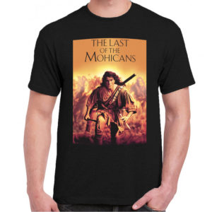 6CP A 066 THE LAST OF THE MOHICANS t shirt cult movie film serie retro vintage tshirts shirt t shirts for men cotton design handmade logo new