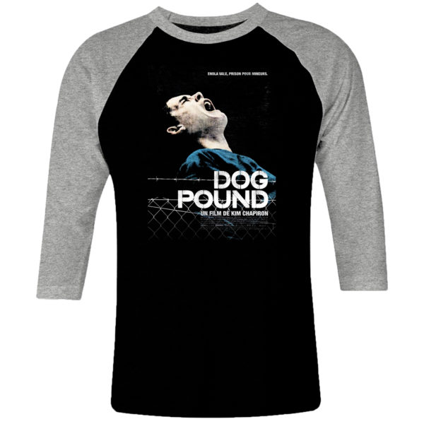 6CP I 048 DOG POUND raglan t shirt 3 4 sleeve cult movie film serie retro vintage tshirts shirt t shirts for men cotton design handmade logo new