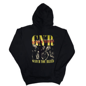 1 P 041 Guns N Roses hoodie long sleeve sweatshirt hood print custom personalization rock punk metal band metal retro vintage concert cotton handmade new
