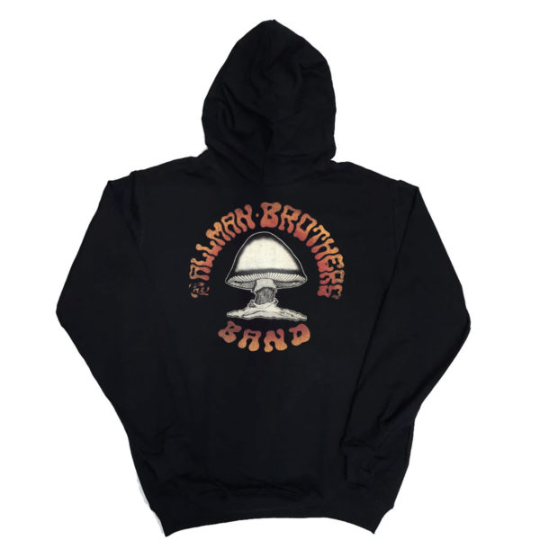 1 P 042 The Allman Brothers mushroom tattoo hoodie long sleeve sweatshirt hood print custom personalization rock punk metal band metal retro vintage concert cotton handmade new