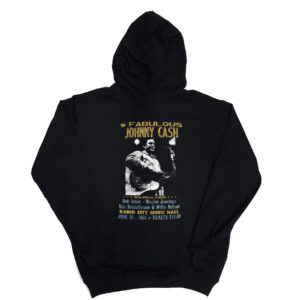 1 P 055 Johnny Cash hoodie long sleeve sweatshirt hood print custom personalization rock punk metal band metal retro vintage concert cotton handmade new