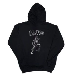 1 P 068 Misfits skeleton singer hoodie long sleeve sweatshirt hood print custom personalization rock punk metal band metal retro vintage concert cotton handmade new