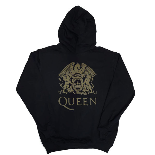 1 P 088 Queen logo Freddie Mercury hoodie long sleeve sweatshirt hood print custom personalization rock punk metal band metal retro vintage concert cotton handmade new