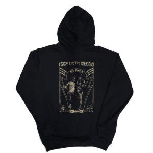 1 P 142 Iggy and the Stooges hoodie long sleeve sweatshirt hood print custom personalization rock punk metal band metal retro vintage concert cotton handmade new