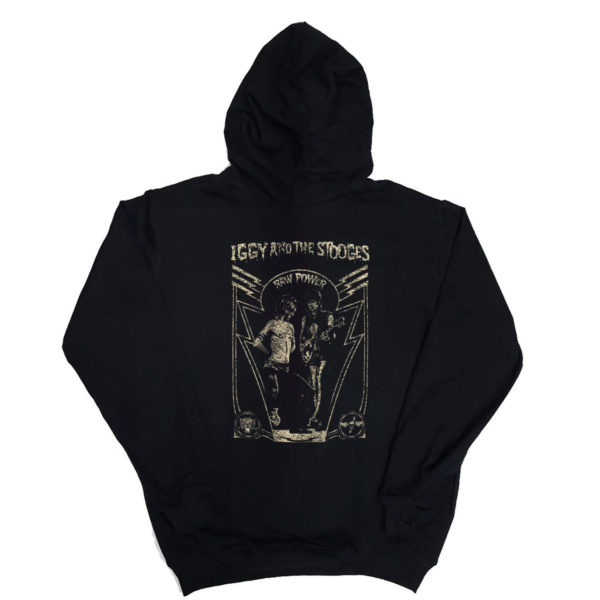 1 P 142 Iggy and the Stooges hoodie long sleeve sweatshirt hood print custom personalization rock punk metal band metal retro vintage concert cotton handmade new