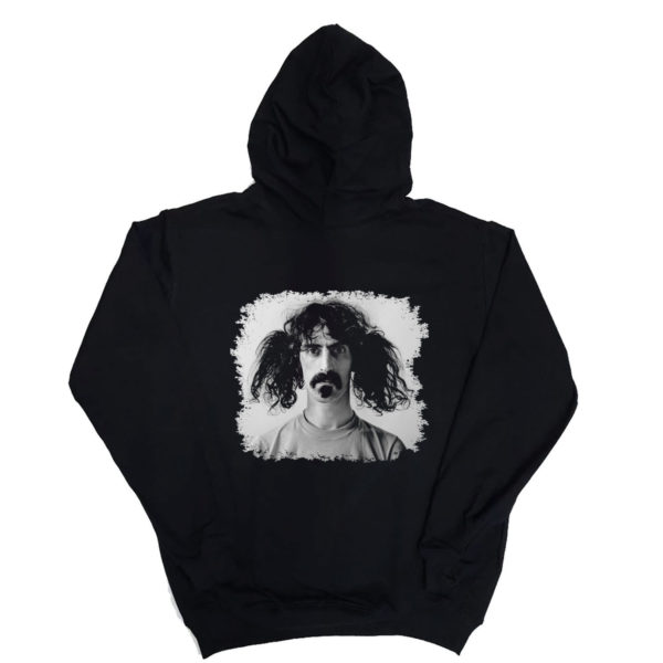 1 P 207 Frank Zappa hoodie long sleeve sweatshirt hood print custom personalization rock punk metal band metal retro vintage concert cotton handmade new