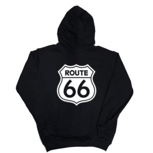 1 P 209 Route 66 Logo Will Rogers Highway biker hoodie long sleeve sweatshirt hood print custom personalization rock punk metal band metal retro vintage concert cotton handmade new