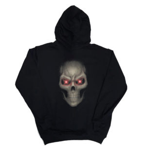 1 P 233 Skull Head hoodie long sleeve sweatshirt hood print custom personalization retro vintage for men classic cotton design handmade new