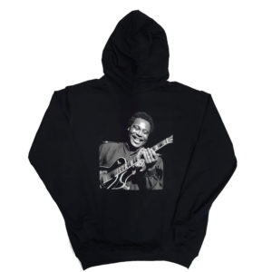 1 P 355 George Benson guitarist hoodie long sleeve sweatshirt hood print custom personalization Jazz blues soul disco funk band retro vintage concert for men classic cotton handmade new