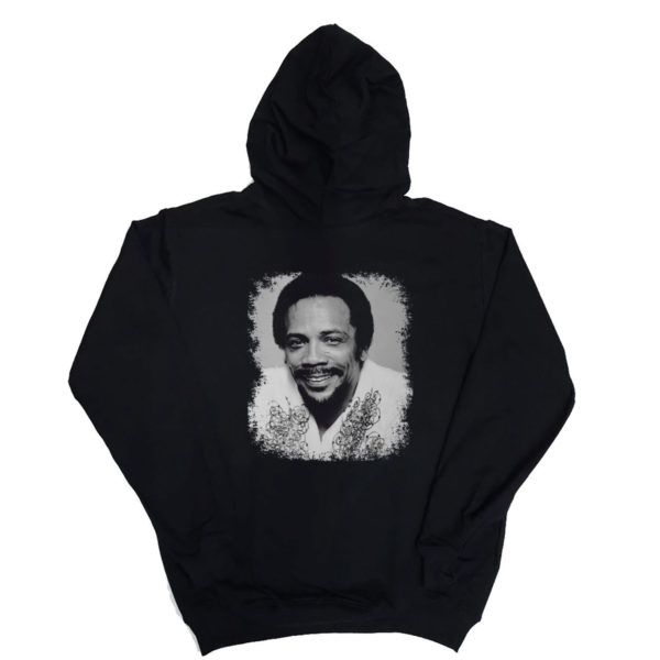 1 P 437 Quincy Jones hoodie long sleeve sweatshirt hood print custom personalization Jazz blues soul disco funk band retro vintage concert for men classic cotton handmade new