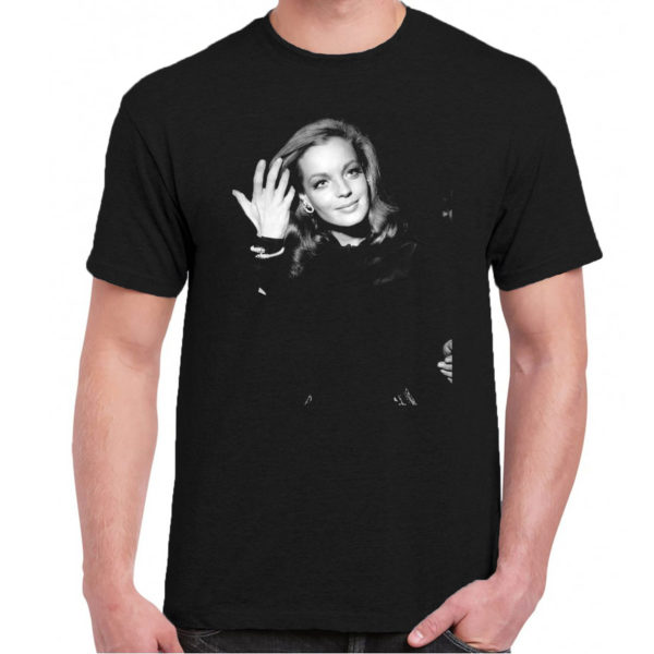 3CP A 043 Romy Schneider t shirt celebrities famous retro vintage tshirts t shirts for men classic cotton design handmade logo gift quality new