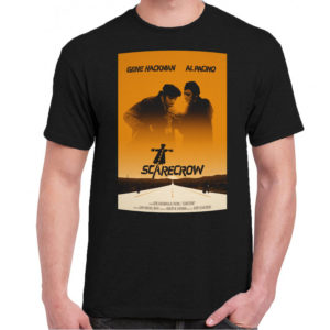 6CP A 092 Scarecrow t shirt Al Pacino 1973 Gene Hackman cult movie film serie retro vintage tshirts shirt t shirts for men cotton design handmade logo new
